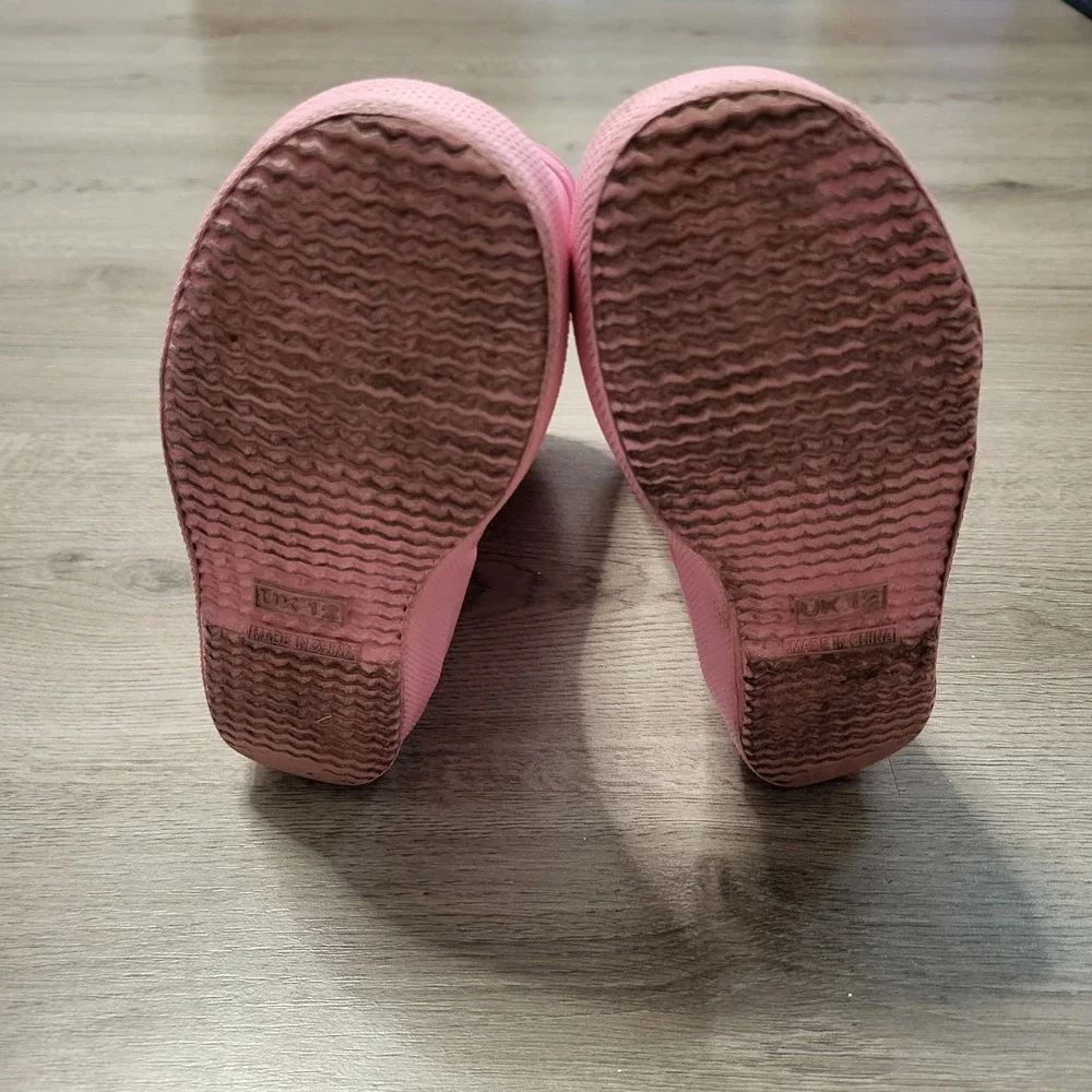 Hunter Kids First Classic Pink Rain Boots Size 13 US 12 Rubber Outdoor Girly